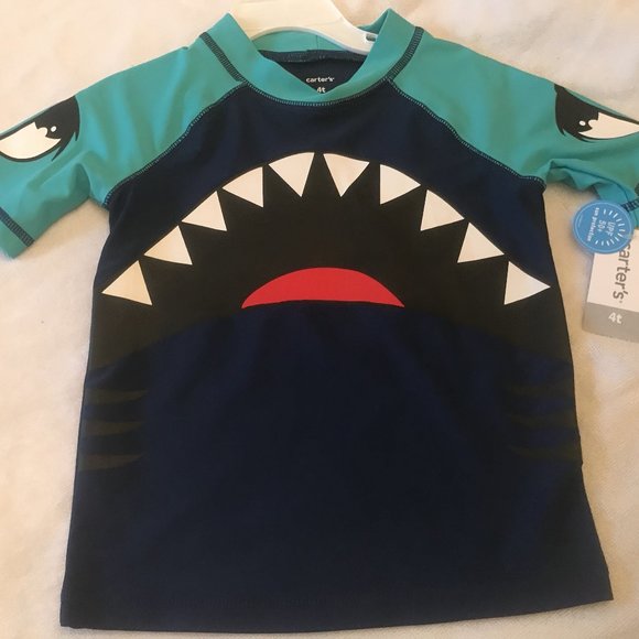 carter's shark swimsuit
